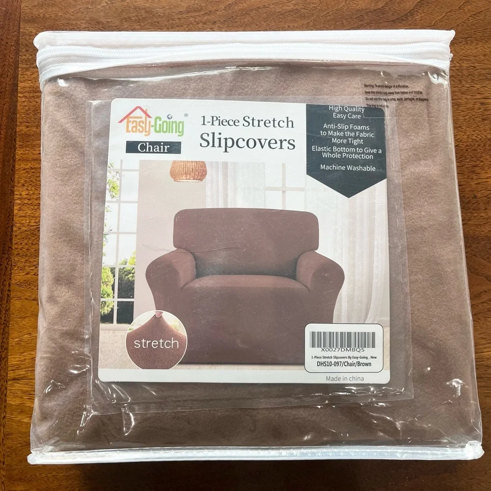 Chocolate Stretch Slipcover